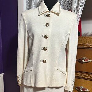 St. John Collection Cream Suit
